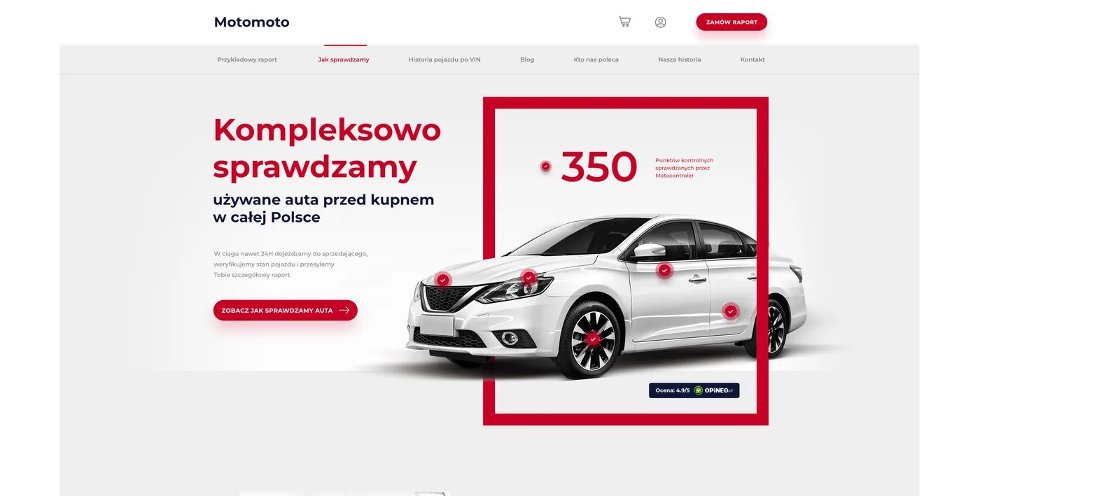 Motomoto – serwis sprawdzania używanych aut przed zakupem